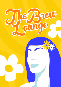 The Brow Lounge Flyer