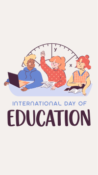 Students International Education Day Facebook Story