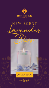 Lavender Bliss Candle Instagram Reel