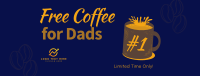 Father's Day Coffee Facebook Cover Design