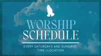 Simple Church Schedule Video