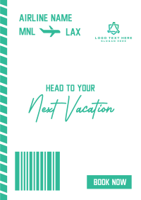 Travel Boarding Pass Flyer