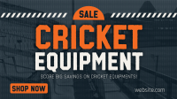 Cricket Equipment Sale Video Design