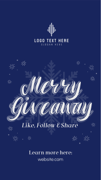 Merry Giveaway Announcement TikTok Video