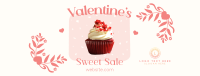 Valentines Cupcake Sale Facebook Cover Design