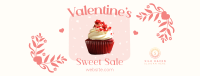Valentines Cupcake Sale Facebook Cover