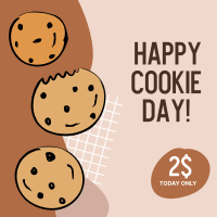 Cute Cookie Day  Instagram Post