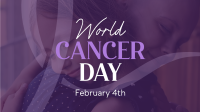 World Cancer Day Awareness Animation