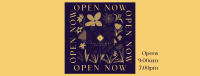 Open Flower Shop Facebook Cover