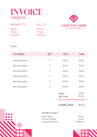 Creative Professional Abstract Invoice