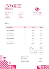 Creative Professional Abstract Invoice