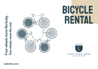 Bicycle Rental Postcard