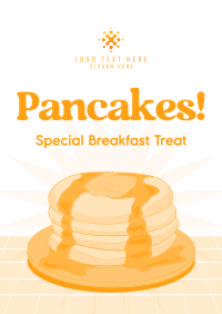 Retro Pancake Breakfast Poster