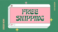 Quirky Shipping Delivery Facebook Event Cover Design