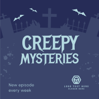 Creepy Mysteries  Instagram Post Design