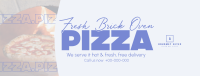 Hot and Fresh Pizza Facebook Cover Image Preview