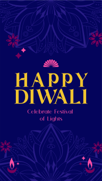 Happy Diwali Greeting Facebook Story