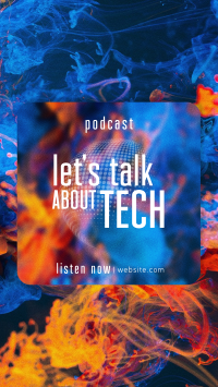 Glass Effect Tech Podcast Instagram Reel