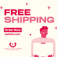 Cool Free Shipping Deals Linkedin Post Design