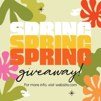 Spring Giveaway Linkedin Post