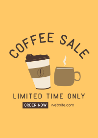 Coffee Sale Poster