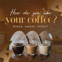Coffee Flavors Instagram Post
