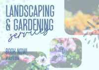 Landscaping & Gardening Postcard