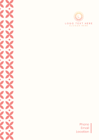 Petals Tile Pattern  Letterhead Image Preview