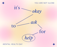 Mental Health Day Quote Facebook Post