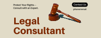 Legal Service Consultant Facebook Cover