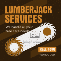 Trusted Lumberjack Service Instagram Post Design