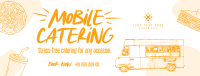 Handdrawn Food Truck Facebook Cover