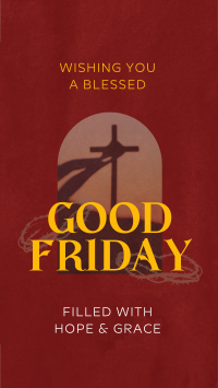 Good Friday Greeting TikTok Video Design