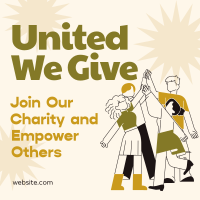 Charity Empowerment Instagram Post Design