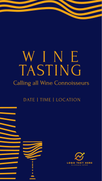 Wine Tasting Event Facebook Story