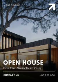 Modern Open House Today Flyer