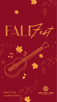 Fall Music Fest Facebook Story