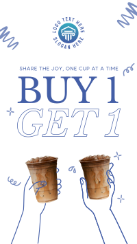 Buy 1 Take 1 Coffee Instagram Reel