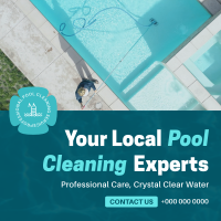 Local Pool Cleaners Linkedin Post