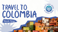 Travel to Colombia Paper Cutouts Animation