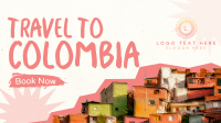 Travel to Colombia Paper Cutouts Animation