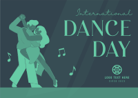 Shall We Dance Postcard Design