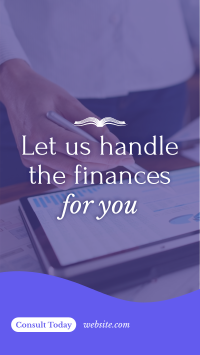 Finance Consultation Services Instagram Story