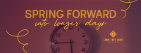 Daylight Saving Begins Facebook Cover