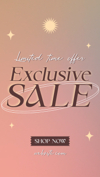 Limited-Time Sale Video