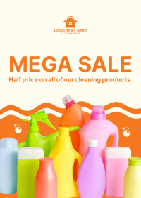 Mega Sale Cleaning Products Flyer