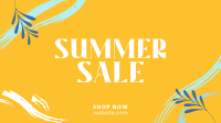 Tropical Summer Sale Facebook Event Cover