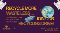 Global Recycling Drive Animation