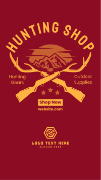 Hunting Shop Instagram Story