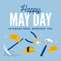 International Workers Day Instagram Post